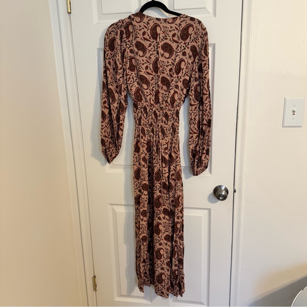 Anthropologie Lusana Boho Maxi Dress Size 6 - Picture 8 of 9